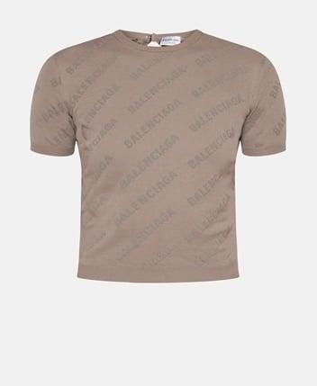 Balenciaga — Pullover à manches courtes