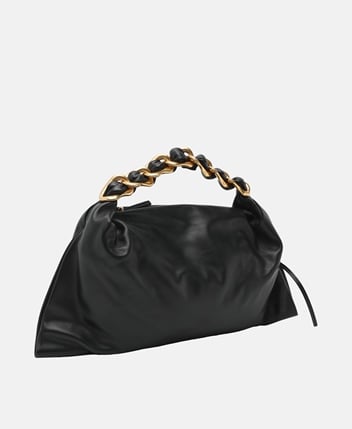 Burberry — Sac à main en cuir Medium Swan