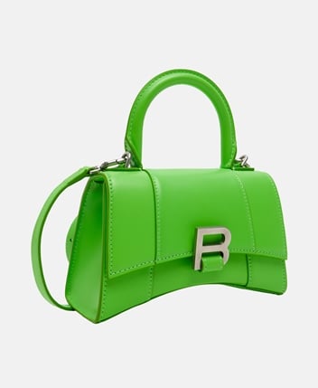 Balenciaga — Sac à main en cuir Hourglass XS