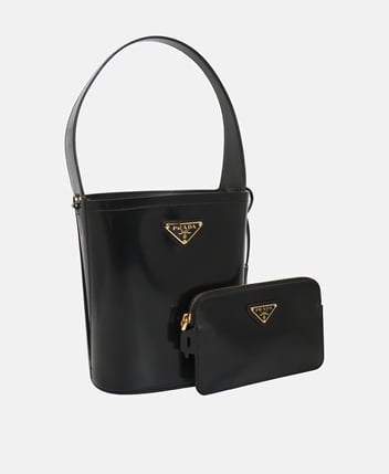 Prada — Sac seau en cuir