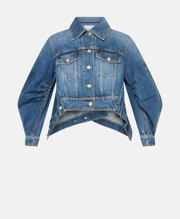 Alexander Mcqueen — Veste en jean Cocoon