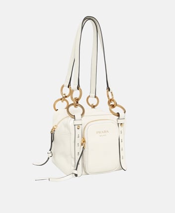 Prada — Sac à bandoulière en cuir Mini Dangle