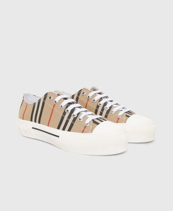 Burberry — Baskets à semelles compensées